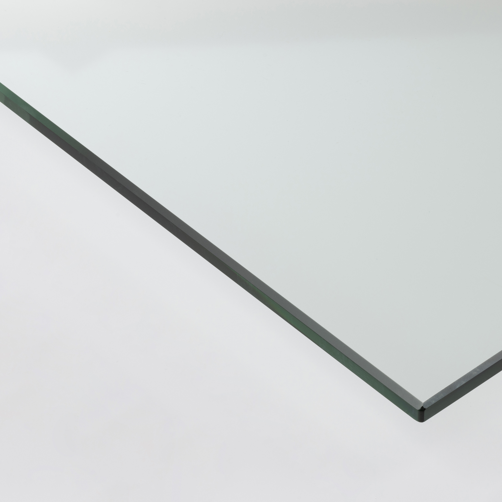 Étagère en verre avec cadre en métal noir