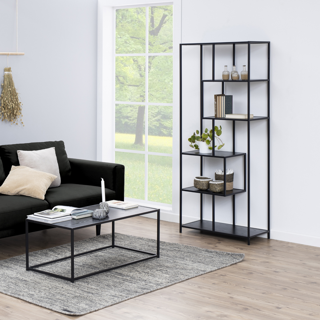 Étagère ouverte de style moderne