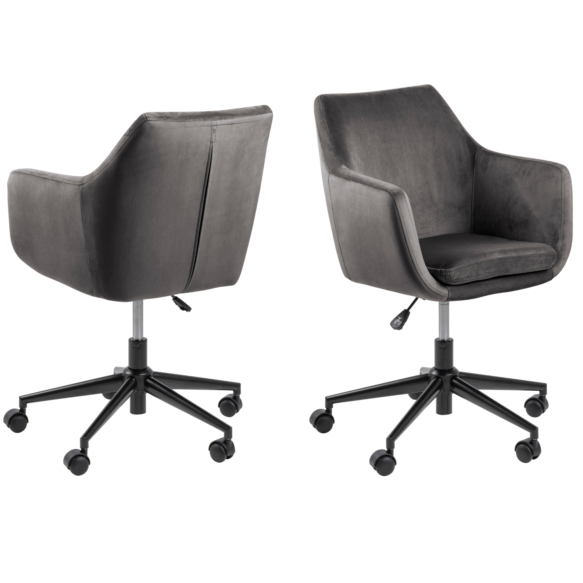 chaise de bureau grise