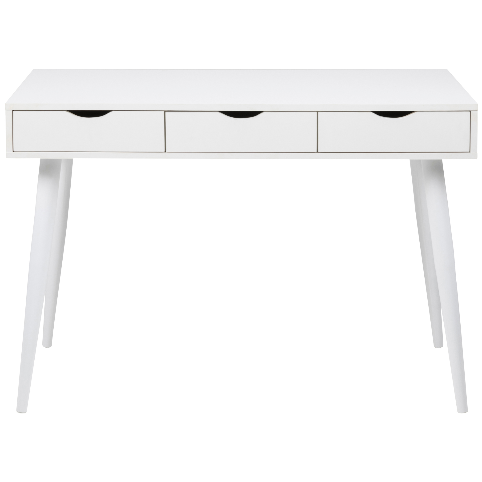 Bureau blanc moderne avec tiroirs pour bureau à domicile