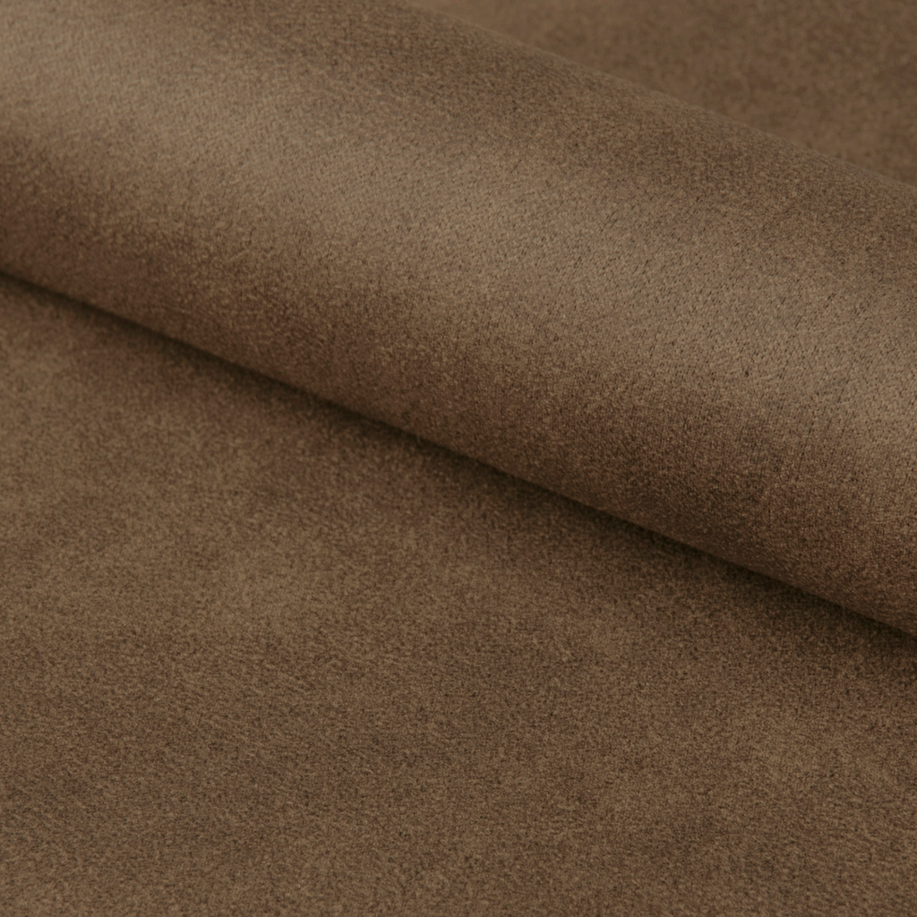 Chaise de salle à manger pivotante, marron clair avec piètement en métal noir