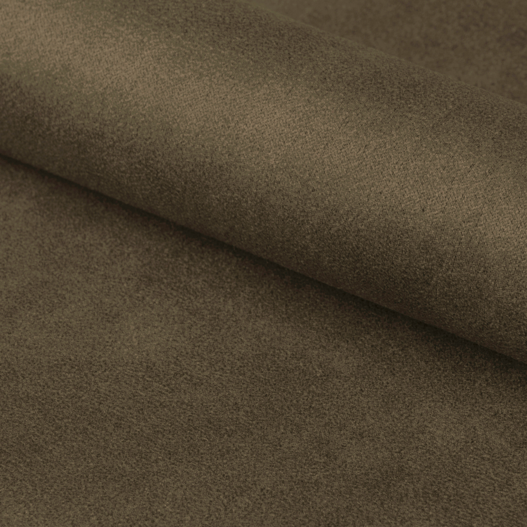 Chaise de salle à manger pivotante vert olive avec piètement en métal noir