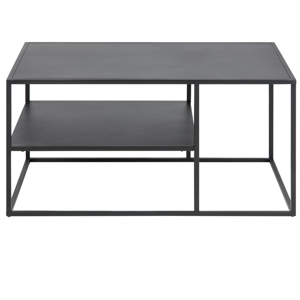 Table basse en métal noir