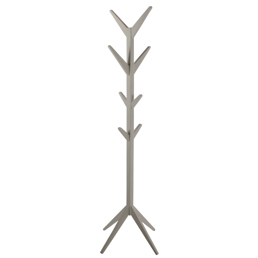 Garderobenständer grau mit lackierter Oberfläche modern