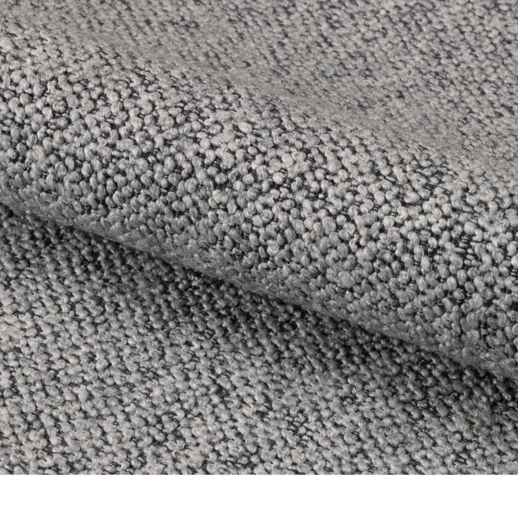 Chaise de salle à manger pivotante grise avec accoudoirs, style tendance