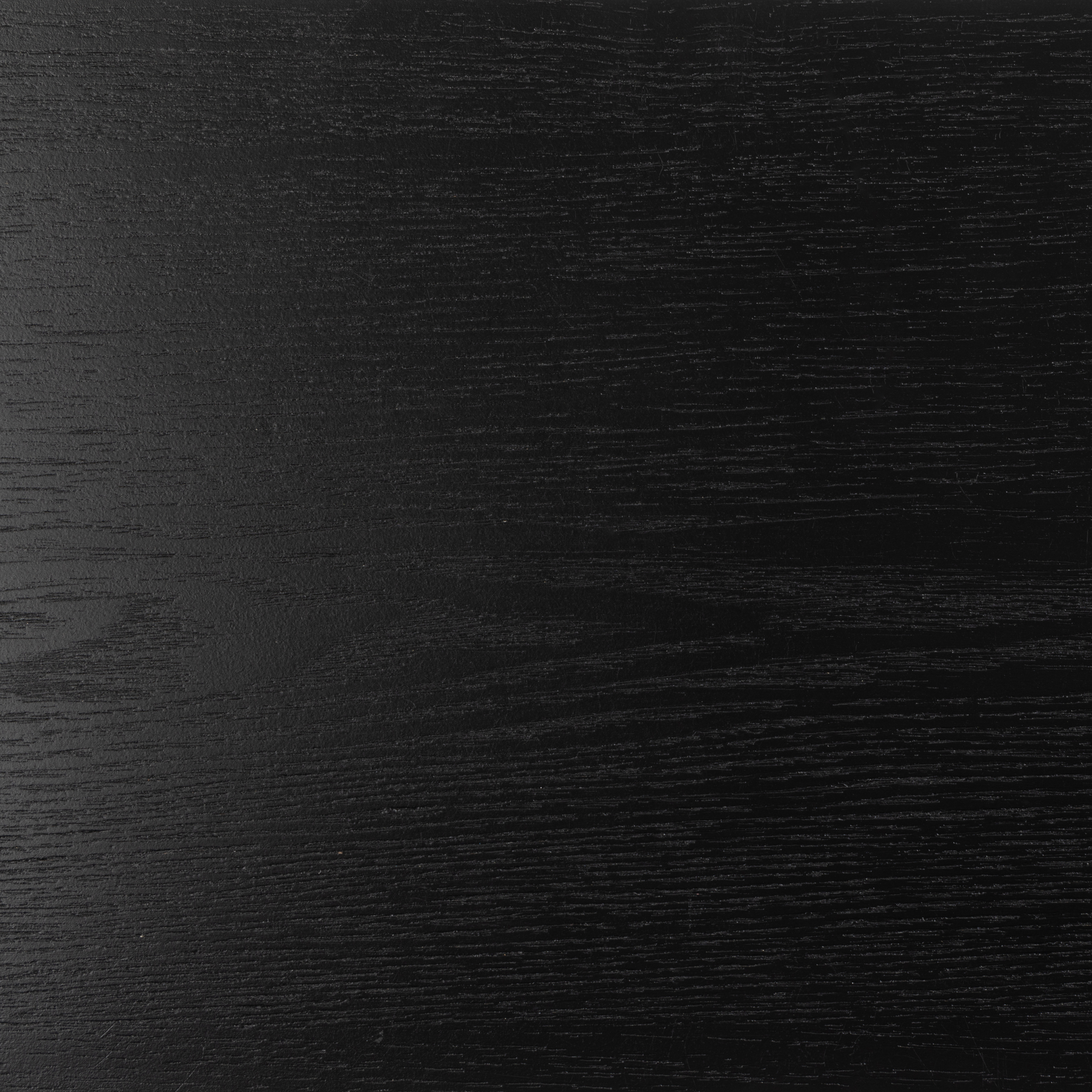 Table de chevet en bois noir avec tiroir, style industriel