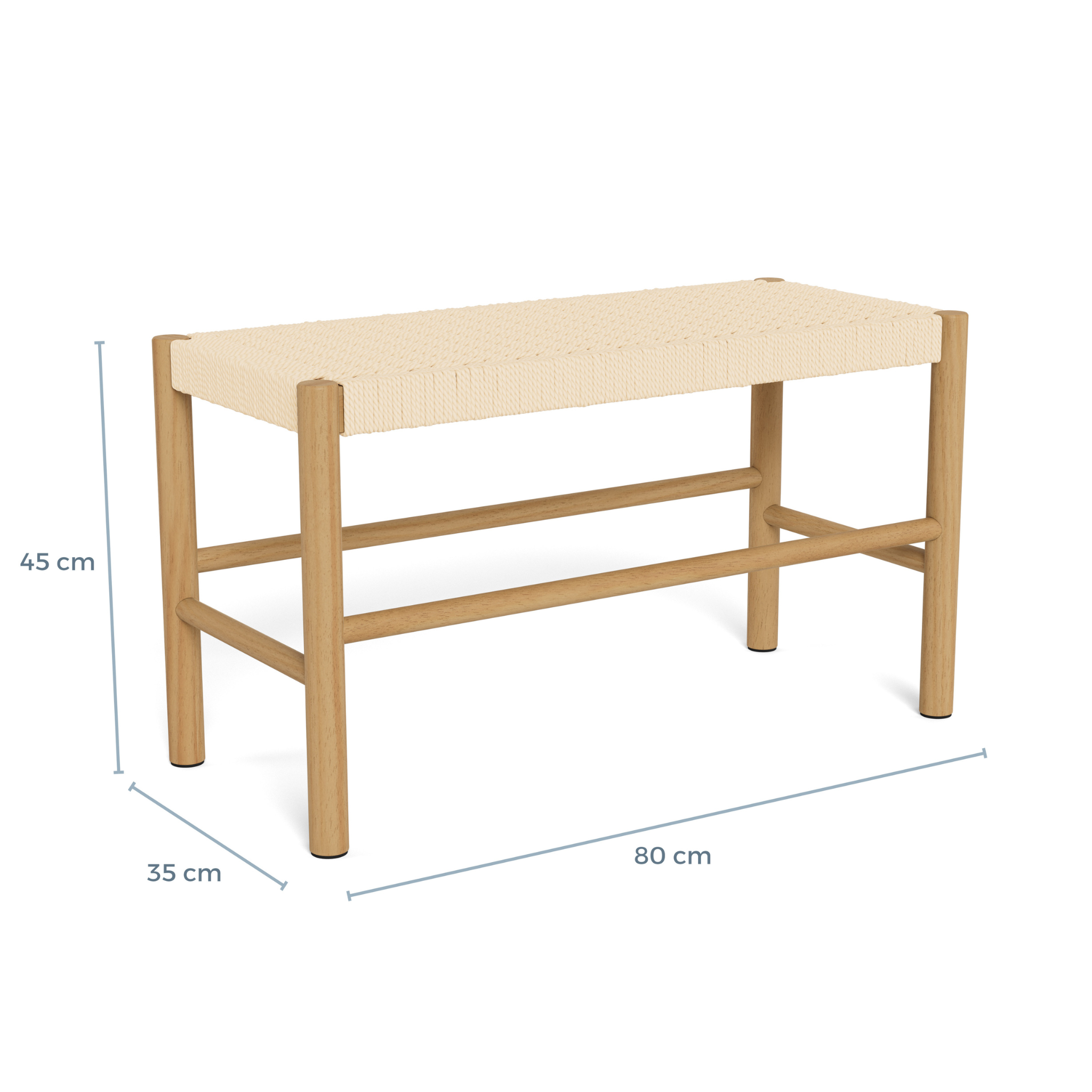 banc en bois scandinave