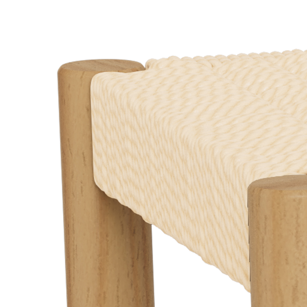 banc en bois scandinave