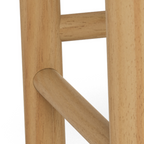 Detailansicht Holzverbindung Bank Actona Alvin – Naturholz Zapfenverbindung Stuhlbein