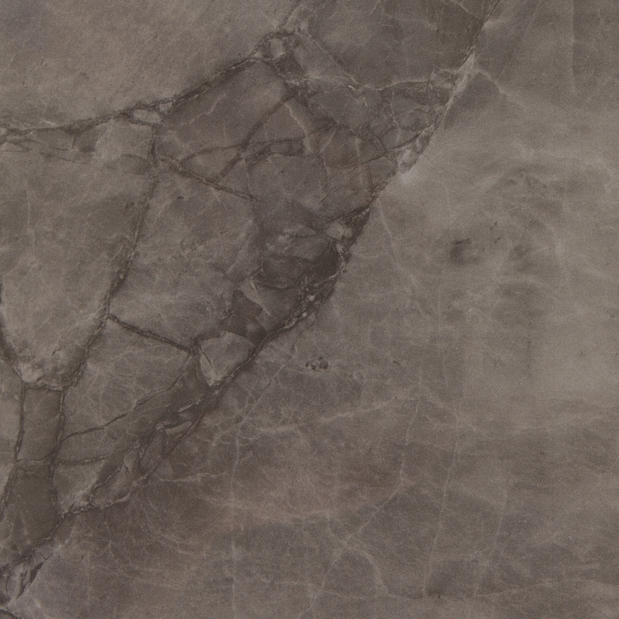 Table de salle à manger rectangulaire en céramique grise avec pieds en acier noir