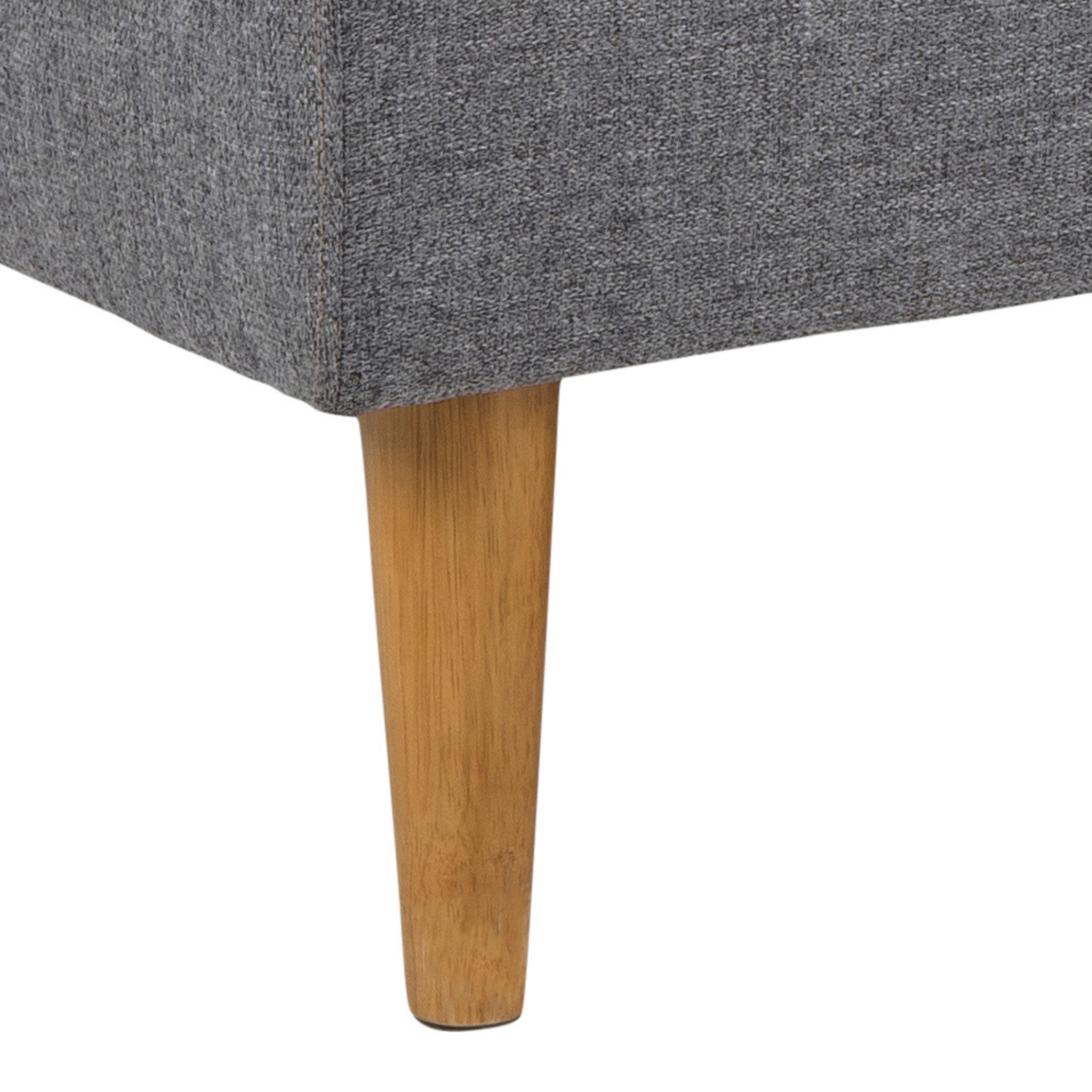 Canapé-lit gris clair avec dossier réglable