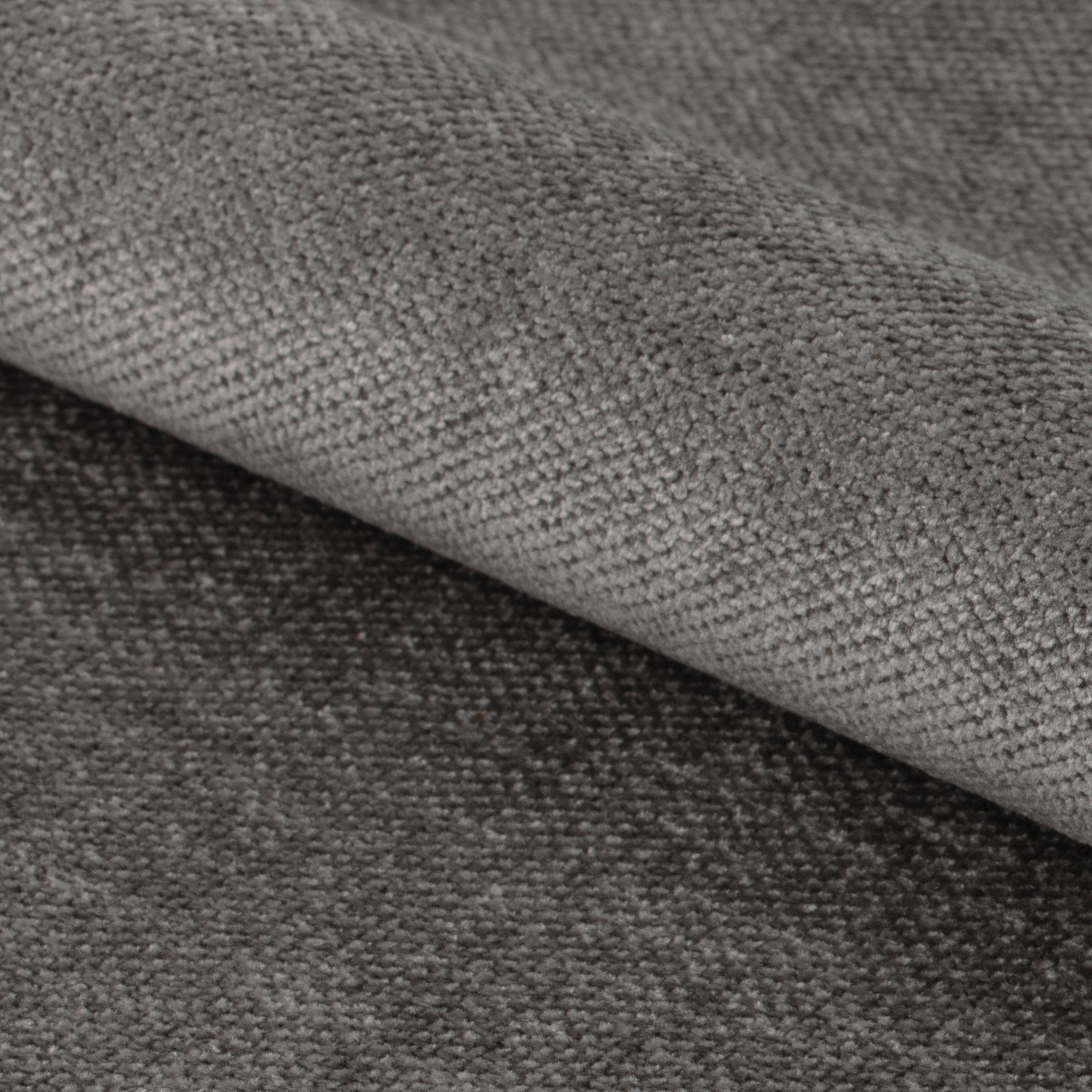 Chaise de salle à manger, gris foncé avec accoudoirs