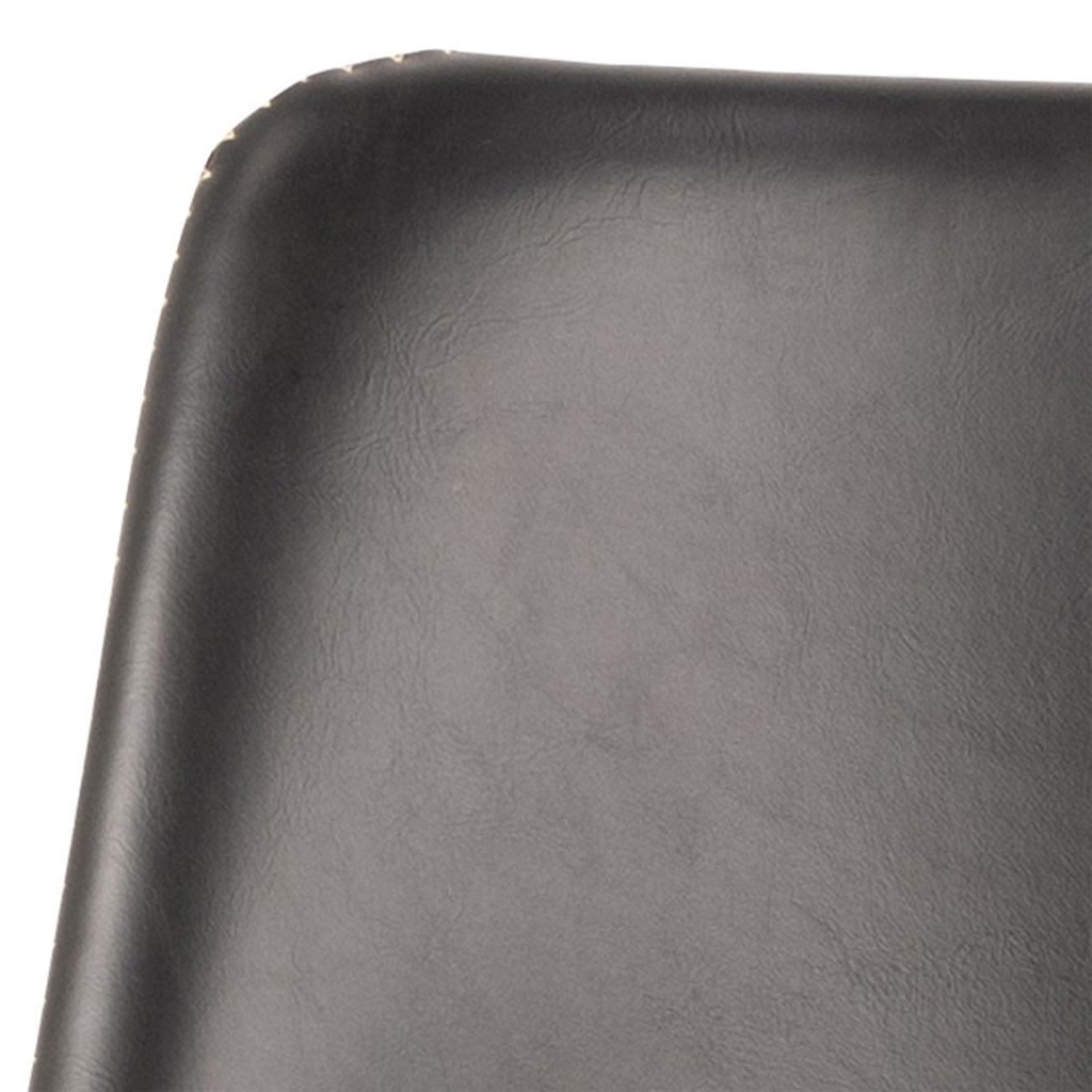 Barhocker Vintagelook Schwarz mit Drehfunktion