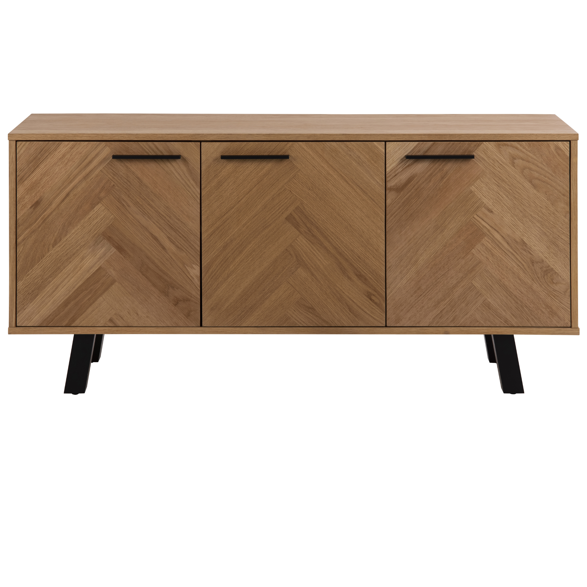 Buffet intemporel en placage chêne