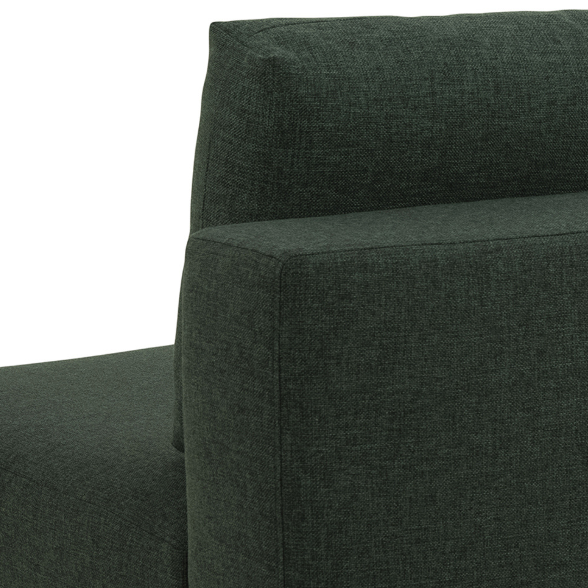 Canapé-lit vert avec dossier rabattable