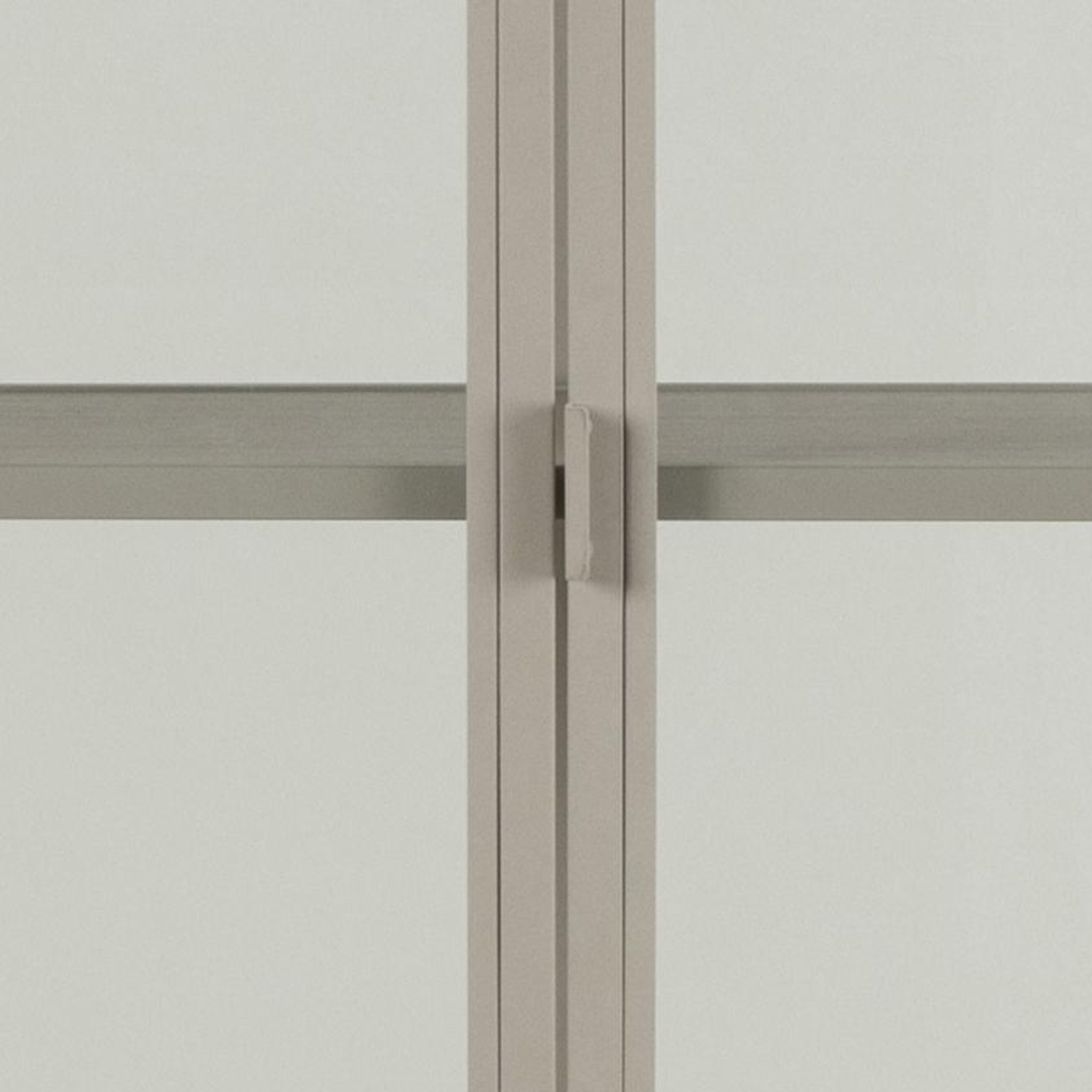 Vitrine à 2 portes grise