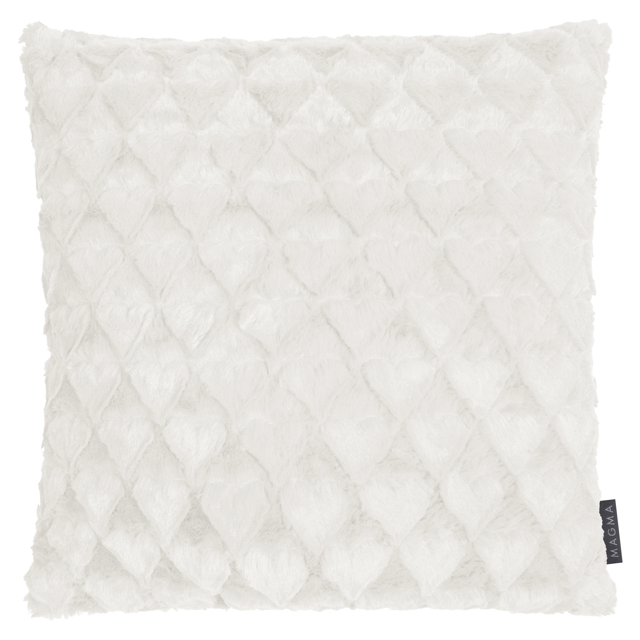 Coussin Cœurs Doux, blanc, 50x50