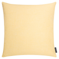 Magma Riva Kissenhülle 5 in zartem Gelb, 45x45 cm, strukturierter Webstoff, dekoratives Sofa-Kissen