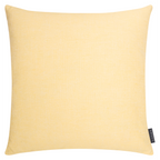 Magma Riva Kissenhülle 5 in zartem Gelb, 45x45 cm, strukturierter Webstoff, dekoratives Sofa-Kissen