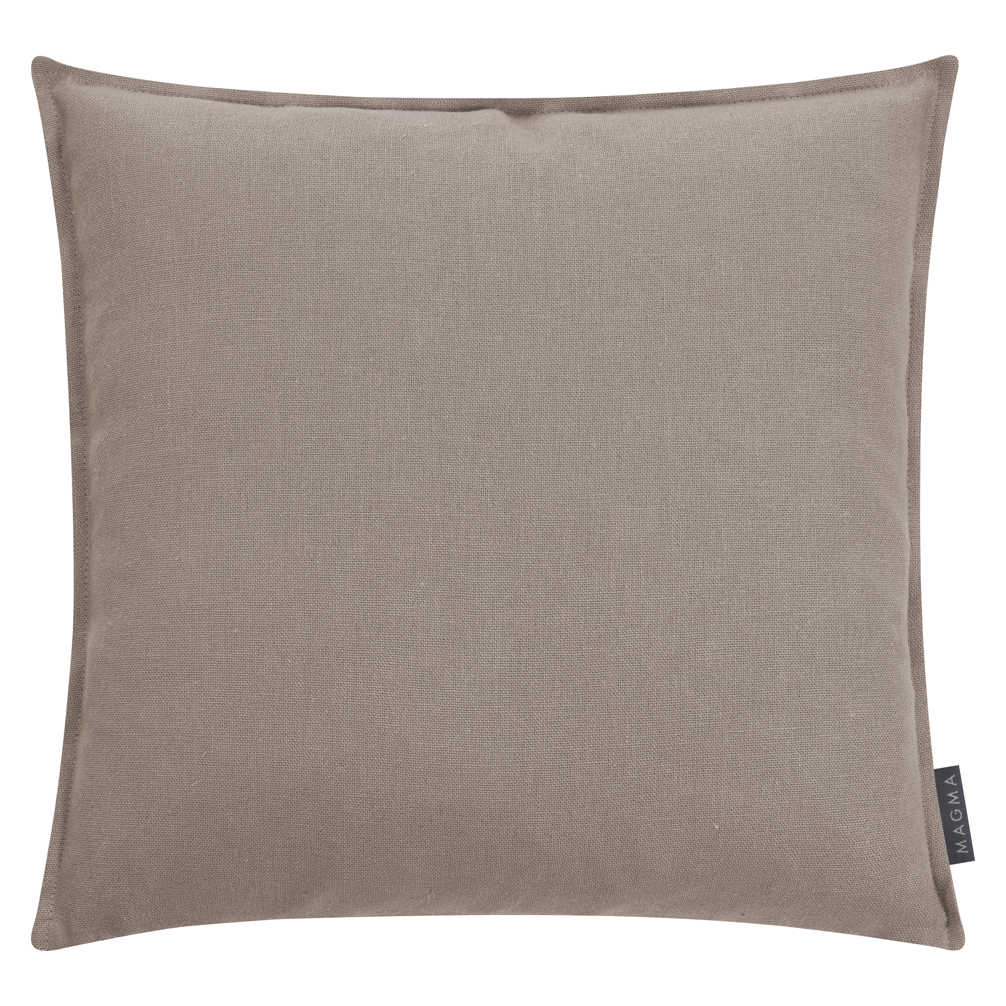 Coussin Lion 50x50 taupe - 100% lin - pure nature