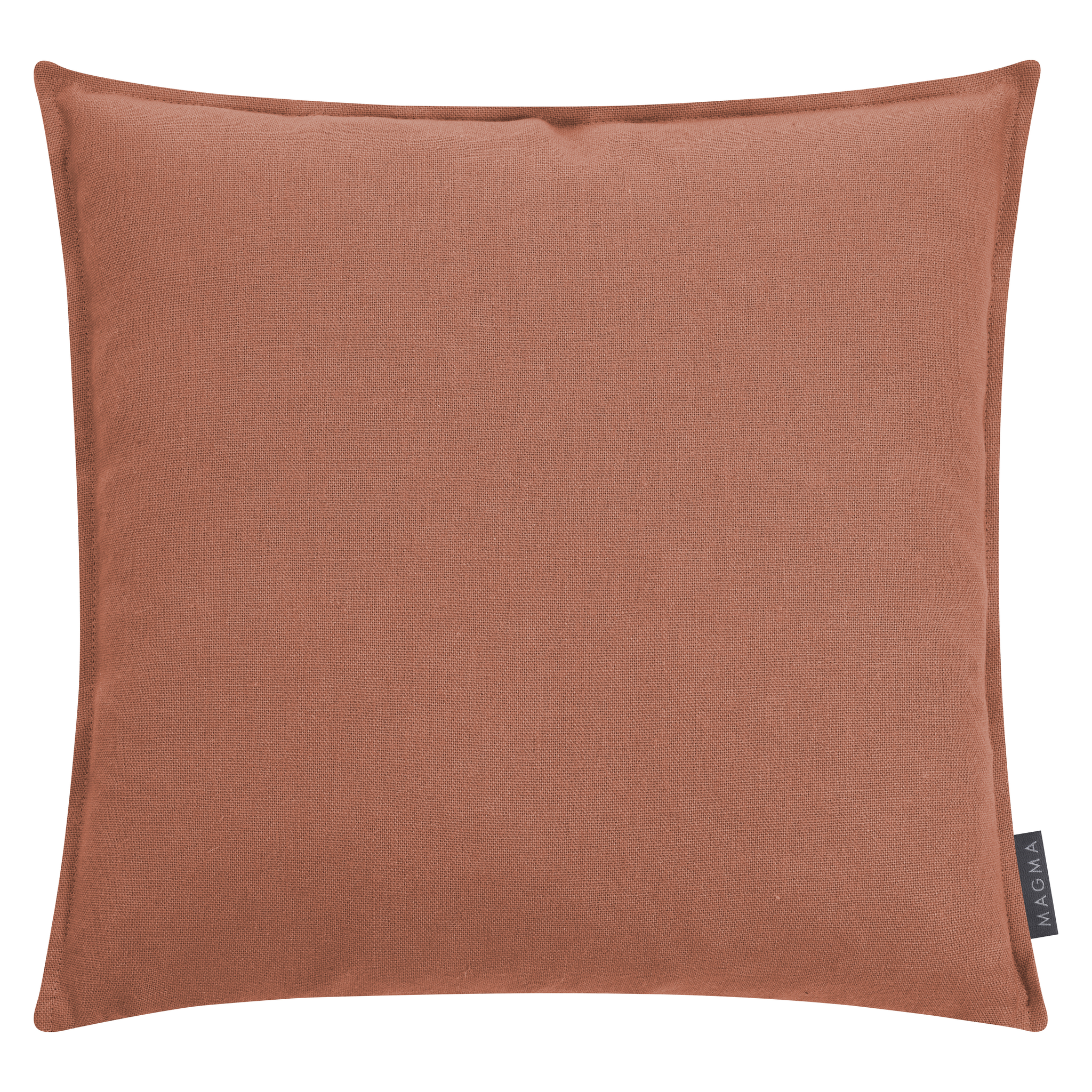 Coussin Lion 50x50 terracotta - 100% lin - pure nature
