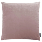 Magma Samt-Kissen 40x40 cm in Nude/Rosa – elegantes Dekokissen für Sofa & Bett