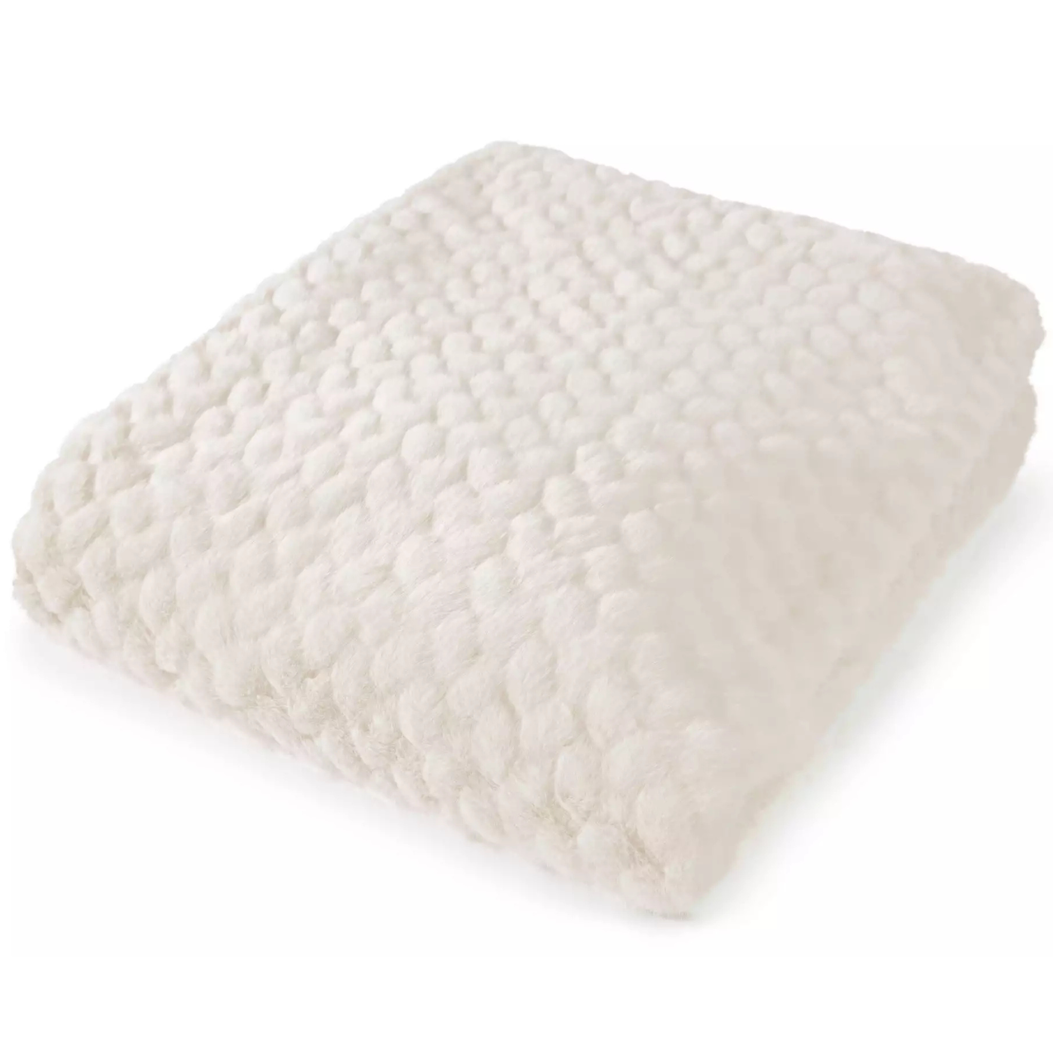 Plaid douillet en fausse fourrure