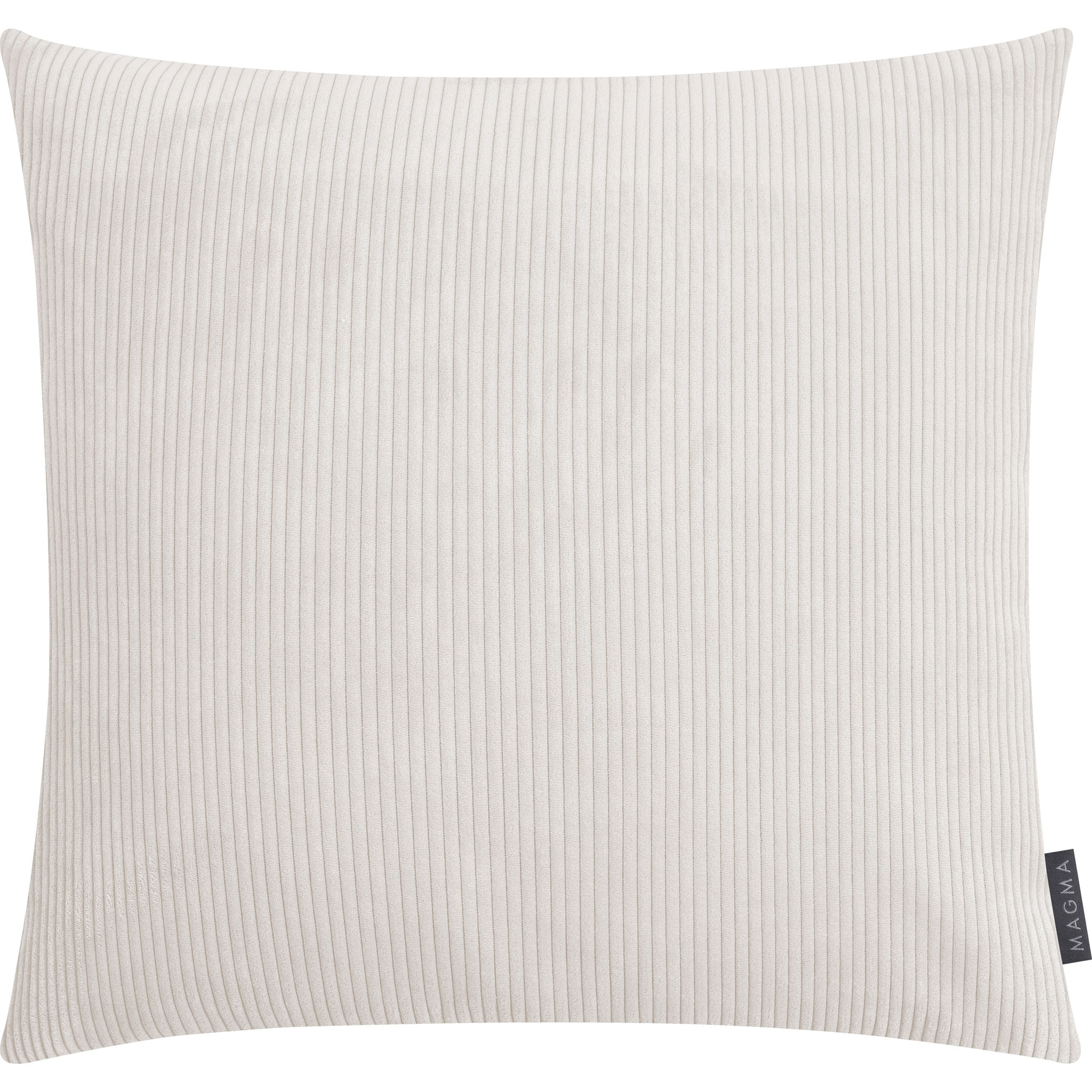 Coussin Inga 50x50 en velours côtelé naturel avec rembourrage de qualité supérieure