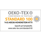 OEKO-TEX Standard 100 Zertifikat – Geprüft auf Schadstoffe, Hohenstein HTTI, für Magma Inga 5 Sofa