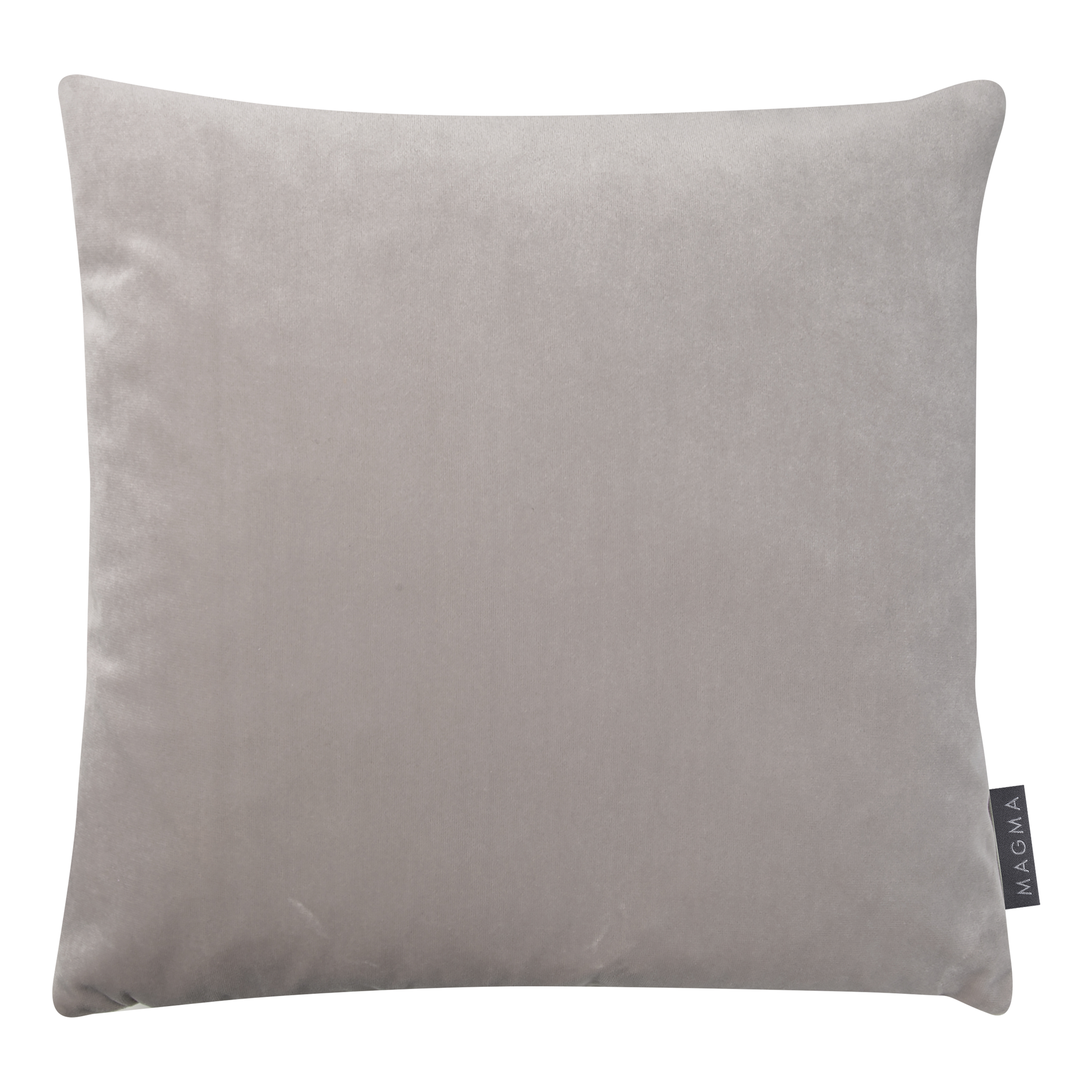 Coussin Raya 45x45 taupe avec garniture de qualité supérieure