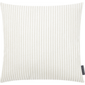 Magma Shara Kissenhülle in Cremeweiß mit feinen Cordstreifen, 50x50 cm, elegantes Wohnkissen