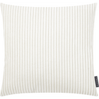 Magma Shara Kissenhülle in Cremeweiß mit feinen Cordstreifen, 50x50 cm, elegantes Wohnkissen