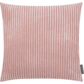 Magma Shara Kissenhülle in Rosa mit Cord-Struktur und vertikalen Rippen, 50x50 cm