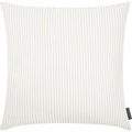 Magma Shara Kissenhülle Creme-Weiss mit feinen Längsrippen, 5 Cord-Struktur, dekoratives Sofa-Kissen