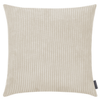 Magma Shara Kissenhülle in Beige mit Cord-Struktur, quadratisches Dekokissen für Sofa und Wohnzimmer