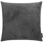 Magma Kissen Bamboo 50x50cm Anthrazit – weiches Samt-Dekokissen in dunkelgrau für Sofa & Wohnzimmer