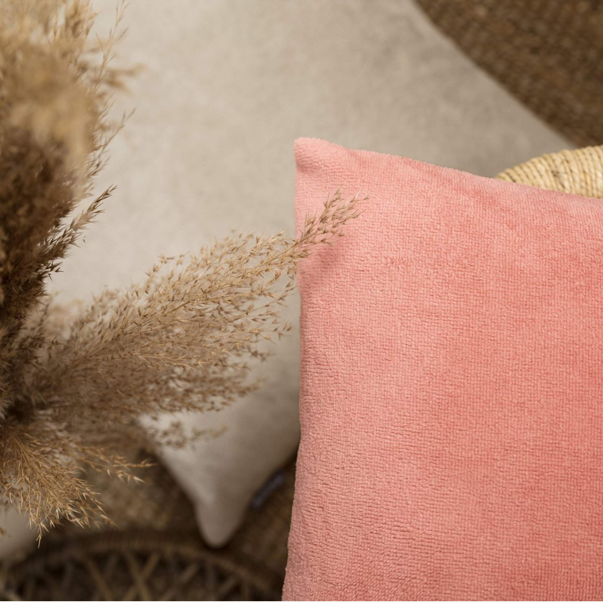 Coussin en bambou 50x50