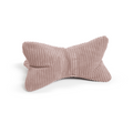 Magma Shara Leseknochen-Kissen in Rosa aus Cord-Stoff, ergonomisches Nackenkissen für bequemes Lesen