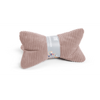 Magma Shara Nackenknochen-Kissen in Rosa aus Cord-Stoff, ergonomisches Lesekissen mit Banderole