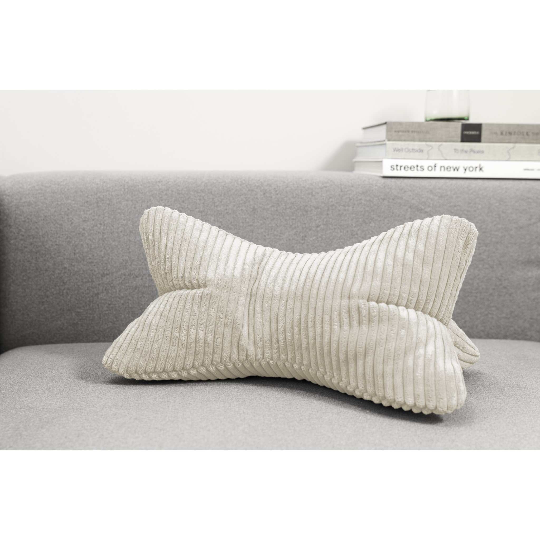 Coussin de lecture Shara, beige