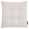 Magma Inga Kissen beige Rippenstoff quadratisch Schweizer Möbeldesign