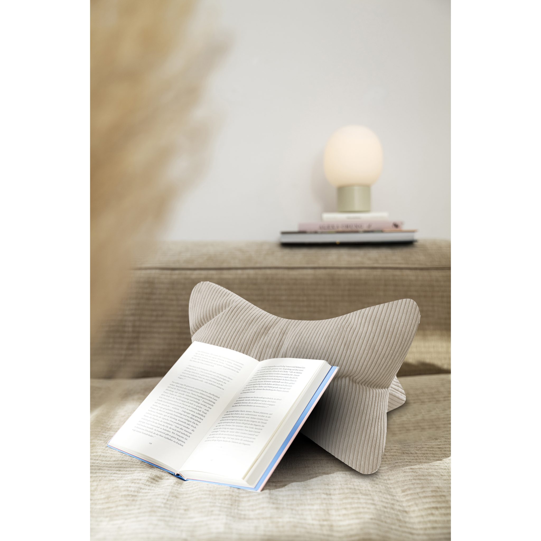 Cordon Inga 42x22 naturel en os de lecture