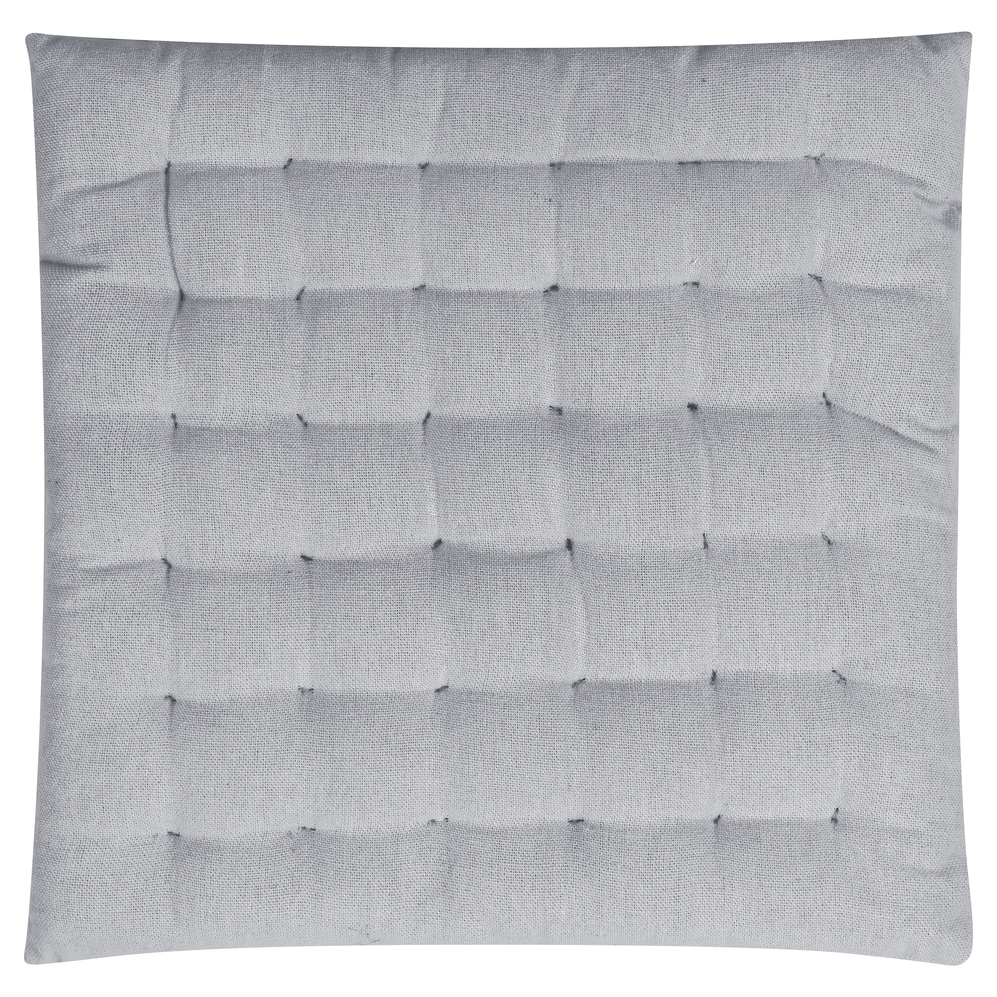 Coussin de chaise Freya 40x40 gris