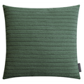 Magma Wavy Kissenhülle in Grün mit Wellenstreifen-Struktur, dekoratives Sofa-Zierkissen aus Bouclé-Stoff