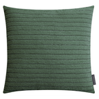 Magma Wavy Kissenhülle in Grün mit Wellenstreifen-Struktur, dekoratives Sofa-Zierkissen aus Bouclé-Stoff