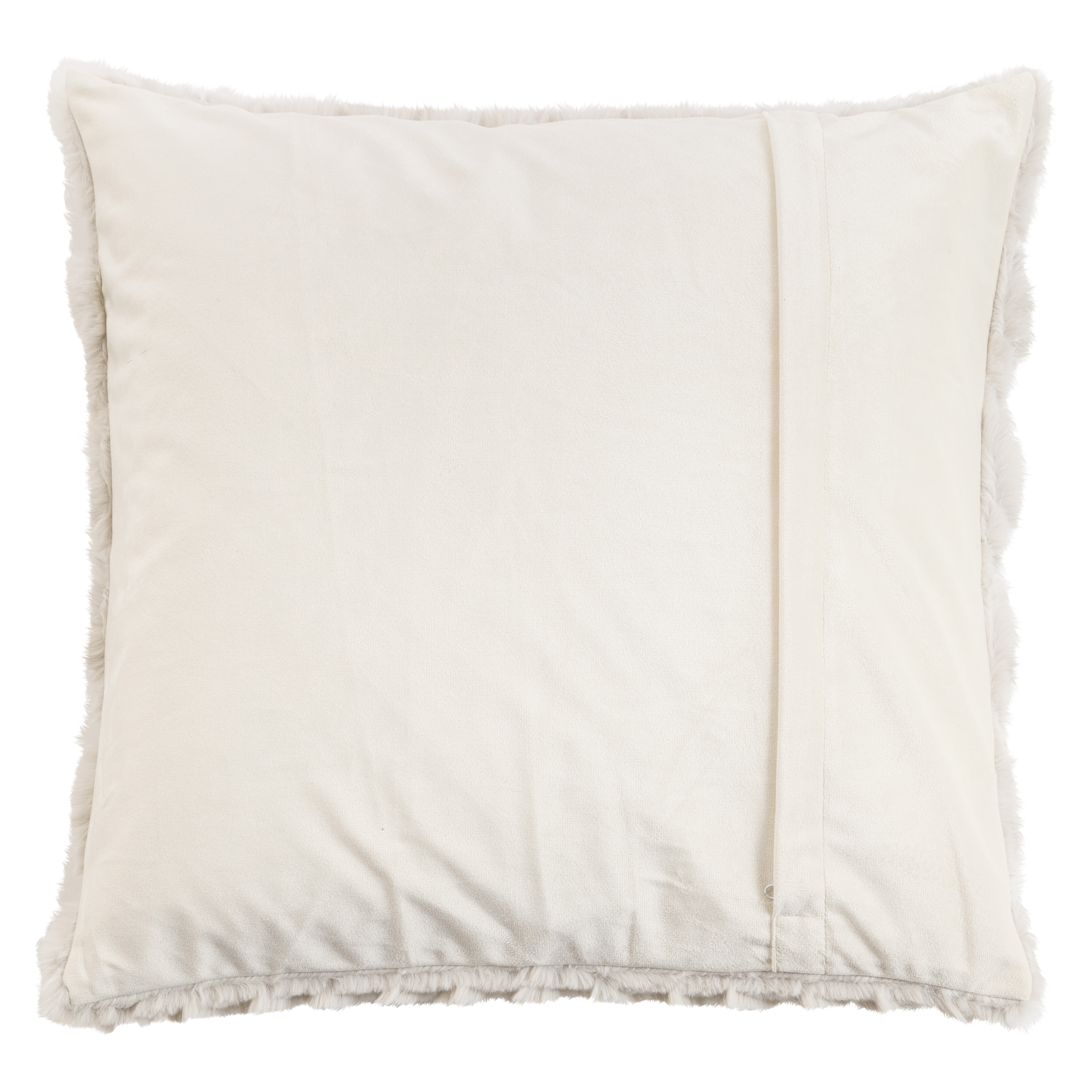 Coussin moelleux 45x45 taupe avec garniture de qualité supérieure