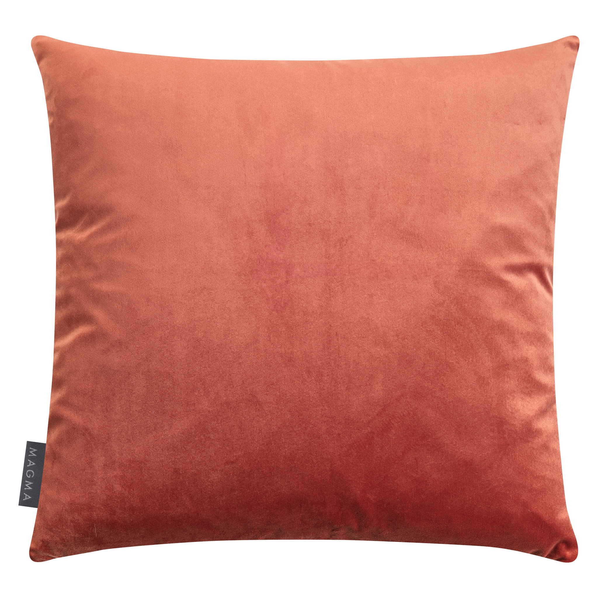 Coussin Fleurs 45x45 couleur rouille avec rembourrage de qualité supérieure