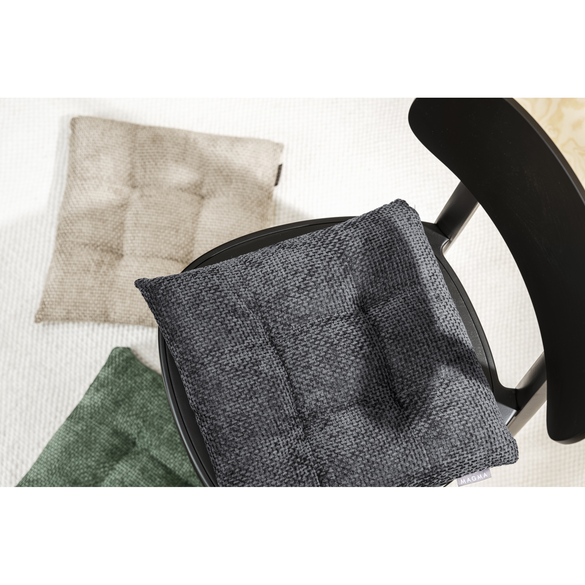 Coussin de chaise Arlo 35x35 taupe