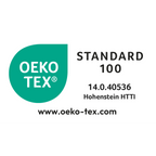 OEKO-TEX Standard 100 Zertifikat, Nummer 14.0.40536, Hohenstein HTTI – schadstoffgeprüftes Textil