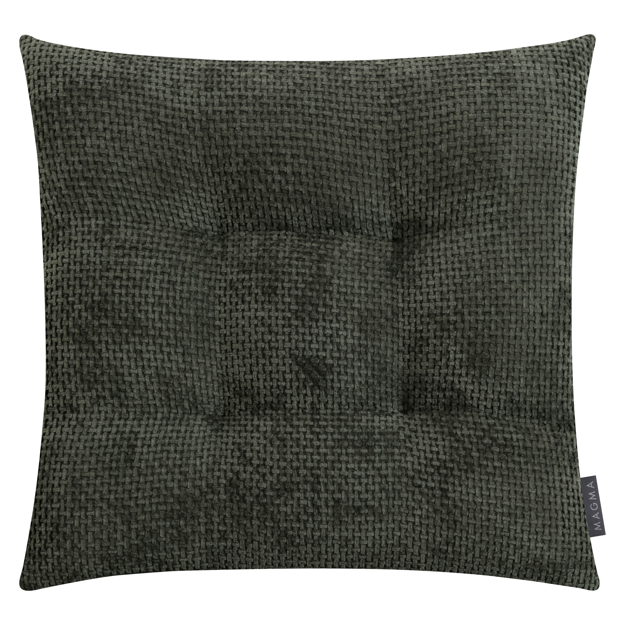 Coussin de chaise Arlo 35x35 vert foncé